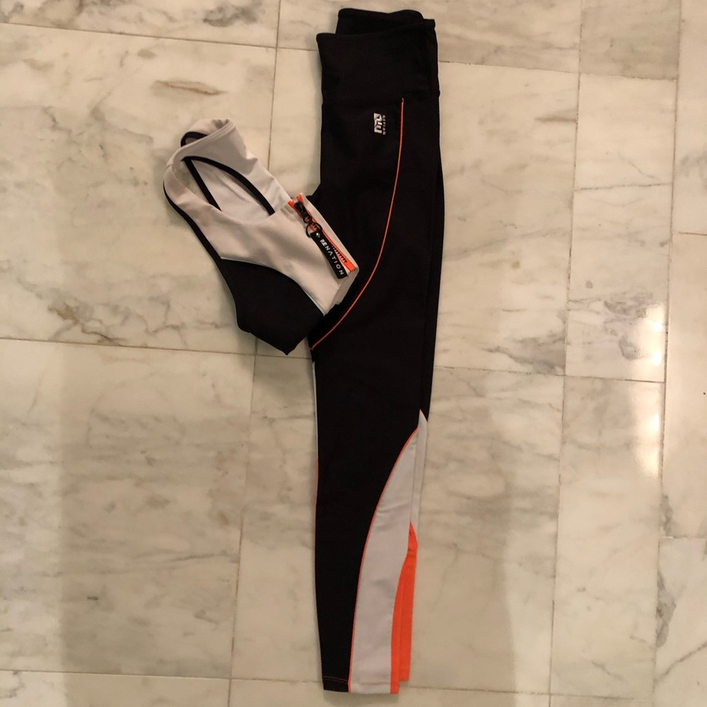 Fitted workout set- bra and leggings